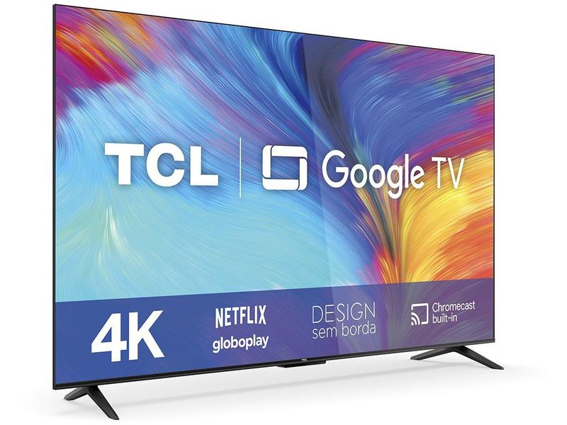 Smart TV TCL 55 Polegadas LED 4K UHD, Google TV, 3 HDMI, 1 USB, Wi